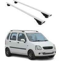 Omtec Dachträger Grundtäger für Opel Agila 2000-2007 75kg Metall Silber 2 tlg