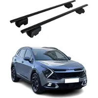 Omtec Dachträger Gepäckträger für Kia Sportage NQ5 2021-2025 ABE Metall Schwarz 2x