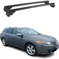 Omtec Dachträger für Honda Accord Wagon 1998-2002 Gepäckträger Grundträger Alu Schwarz
