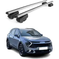 Omtec Dachträger Gepäckträger für Kia Sportage NQ5 2021-2025 ABE Alu Silber 2 tlg