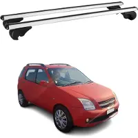 Omac Dachträger Grundtäger für Chevrolet Cruze 2001-2004 75kg Aluminium Silber 2 tlg