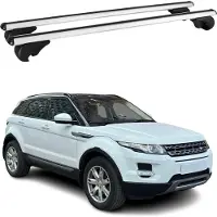 Omtec Dachträger Grundtäger für Land Rover Evoque L538 2011-2018 5 tür 75kg Alu Silber