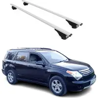 Omtec Dachträger Grundtäger für Suzuki XL-7 2007-2009 75kg Metall Silber 2 tlg