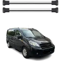 Omtec Dachträger Grundtäger für Fiat Scudo 2007-2016 75kg Aluminium Silber 2tlg