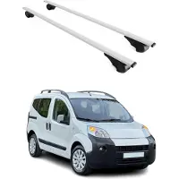 Omtec Dachträger Grundtäger für Citroen Nemo 2008-2017 75kg Metall Silber 2 tlg
