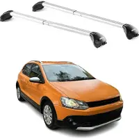 Aurilis Dachträger Grundtäger für VW Polo V Cross 6R 2009-2017 5tür 100kg Alu ABE Silber