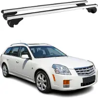 Omac Dachträger Grundtäger für Cadillac BLS 2006-2010 75kg Aluminium Silber 2 tlg