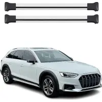 Omtec Dachträger Grundtäger für Audi A4 Allroad 2016-2025 75kg Aluminium Silber 2 tlg