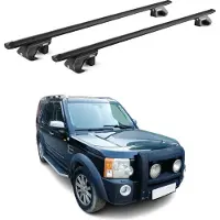 Omac Dachträger für Land Rover Discovery III 2004-2009 5 tür 90kg Alu Schwarz 2x ABE