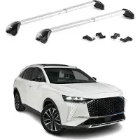 Aurilis Dachträger Relingträger für DS 7 2018-2025 Alu Silber 2 tlg ABE