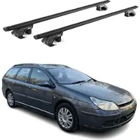 Aurilis Dachträger Gepäckträger für Citroen C5 I II Wagon 2001-2017 Alu Schwarz 2x ABE