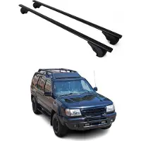 Omac Dachträger Grundtäger für Nissan Xterra 2004-2015 75kg Metall Schwarz 2 tlg