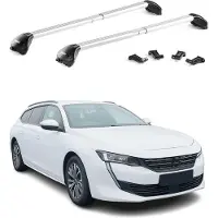 Aurilis Dachträger Grundträger für Peugeot 508 Wagon 2018-2025 Aluminium Silber 2x ABE