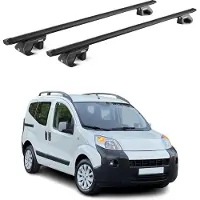 Aurilis Dachträger Grundtäger für Citroen Nemo 2008-2013 3-5 tür 90kg Alu Schwarz 2x ABE