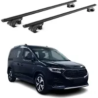 Aurilis Dachträger für Ford Connect Tourneo 2022-2025 5 tür 90kg Alu Schwarz 2x ABE
