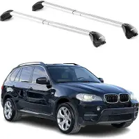 Aurilis Dachträger Gepäckträger für BMW X5 E70 E53 1999-2013 5 türige Alu Silber 2x ABE