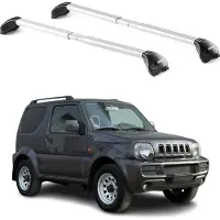 Aurilis Dachträger Grundtäger für Suzuki Jimny mk3 1998-2018 5 tür 100kg Alu Grau 2x ABE