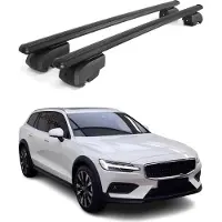 Omac Dachträger Gepäckträger für Volvo V60 Cross Country I SW 2017-2023 Alu ABE