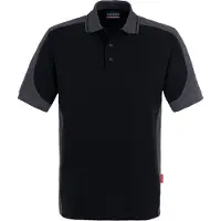 Hakro Poloshirt Contrast #839 Gr. XL schwarz