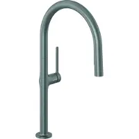 Kludi REEF, Spültisch-Einhandmischer, herausziehbare Geschirrbrause, Gunmetal, 1 Stk.