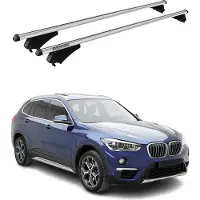 Menabo Grundträger Dachträger für BMW X1 F48 2015-2019 Aluminium Silber 2tlg