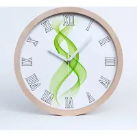 Tulup Holzuhr 25fi cm wanduhr - weiße Spitzen - koloroweale
