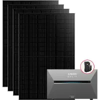 Anker Balkonkraftwerk 1820W BKW Solarbank 3 Pro E2700 mit Smart Meter, Monokristallin, IP65