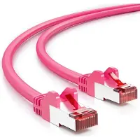 DeleyCON MK3065, 15 m, Cat6, S/FTP (S-STP), RJ-45, RJ-45, Magenta