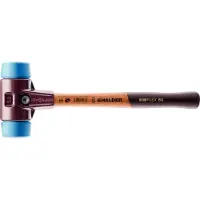 HALDER Schonhammer SIMPLEX Länge 325 mm Kopf-Ø 40 mm Holz (1): TPE-soft, blau, abriebfrei, weich /