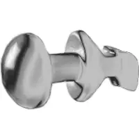Ximax Badheizkörper Zubehör Badheizung Accessoire Handtuchknopf groß Badheizkörper Chrom
