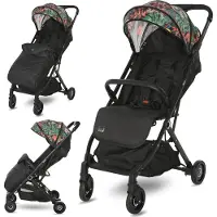 Lorelli Kinderwagen Myla, Reisebuggy mit Liegeposition, Baby Buggy mit Liegefunktion klein, Leicht, Nur 7 kg, Kinderbuggy klappbar bis 15kg, Bunt