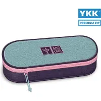 ARS UNA Schlamper-Etui Basic , türkis-violett, für Mädchen