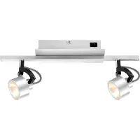 Globo Haley LED Wand-Leuchte 2-flammig Wand-Lampe Strahler 56947-2