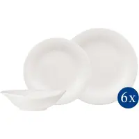 Vivo by Villeroy & Boch vivo - Villeroy & Boch Group Essential White Dinner-Set 18tlg. EC 1952328152