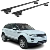 Aurilis Dachträger für Land Rover Evoque L538 2011-2018 5 tür 90kg Alu Schwarz 2x ABE