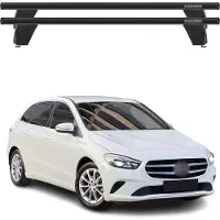 Omac Menabo Dachträger für Mercedes B Klasse W247 2018-2025 75kg Alu Schwarz 2x