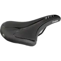 Velo Fit Athlete BC, Fahrradsattel, Straßenrennen, Unisex, Schwarz, Einfarbig, 15,5 cm