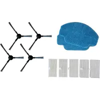 Hombli Smart Robot Zubehörset - Staubsauger - 4x Seitenbürsten - 2x Mop Pads - 5x HEPA Filter - Einfache Installation