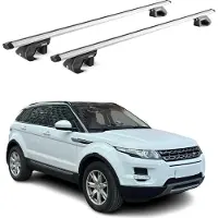 Omac Dachträger für Land Rover Evoque L538 2011-2018 5 tür 90kg Alu Silber 2x ABE