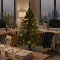 Gravidus Künstlicher Weihnachtsbaum 150 cm Grün 440 Zweigen mit Metallständer