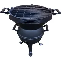 Jw Grillfass / robuster Holzkohlegrill 2473