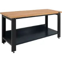 Baumarktplus massive Werkbank Profiline XXL freistehend 170 x 69 cm 1000 kg robust Stahl Holz Werkstatttisch