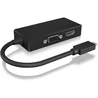 Raidsonic ICY BOX 2-in-1 Type-C zu HDMI und VGA Grafikadapter
