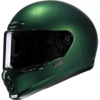 HJC V10 Grün Deep Grün Integralhelm Größe L