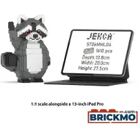 Jekca Bricks Raccoon Money Bank 01 ST06MML04