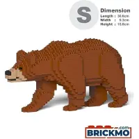 Jekca Bricks Brown Bear 01 ST19ML20