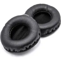Dolphix 2x Ohrpolster kompatibel mit AKG K27p, K27i, K403, K402, K412p, K404, K416p, K414p, K24p, ES5, K420, K26p Kopfhörer Headset, Polyurethan Schwarz