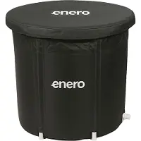 Enero Eistonne zum Kaltbaden 80×75 cm – Eisbadefass für Winterbaden, Kältetherapie und Regeneration