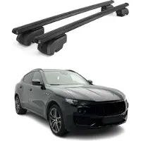 Omac Dachträger Gepäckträger für Maserati Levante M161 SUV 2017-2025 ABE Schwarz