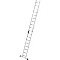 Proregal Stufen-Anlegeleiter mit Standard-Traverse 18 Stufen